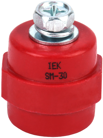 IEK YIS11-30-08-B Изолятор SM30 (М8) силовой с болтом ИЭК