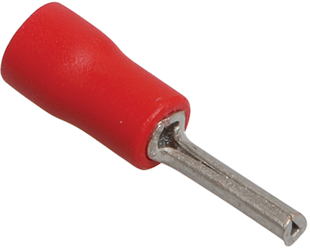 IEK UNL11-L23-A19 Наконечник круглый штыревой НкИш 0,5-1,5 красный (100шт) ИЭК 