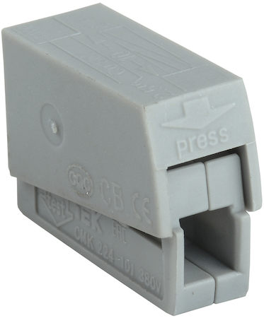 UKZ50-101-004 Строительно-монтажная клемма СМК 224-101 (4шт/упак) IEK