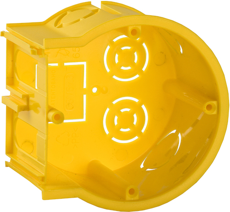 UKT10-068-045-000-K1-N-UO Коробка С3 установочная d68x45мм для твердых стен (сборная, оконечная) (оптовая упаковка) IEK