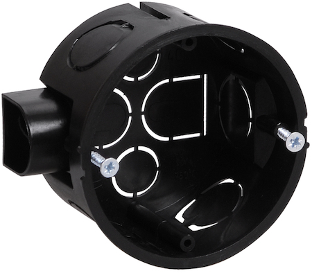 IEK UKT10-065-025-000 Коробка КМ40003 установочная для твердых стен d65x25 (с саморезами)