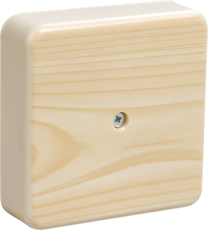 UKO10-100-100-044-K34-E Коробка распаячная КМ для открытой проводки 104х104х44мм сосна IEK
