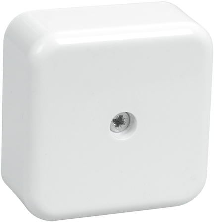 UKO10-050-050-020-K01-E Коробка распаячная КМ для открытой проводки 50х50х20мм белая IEK