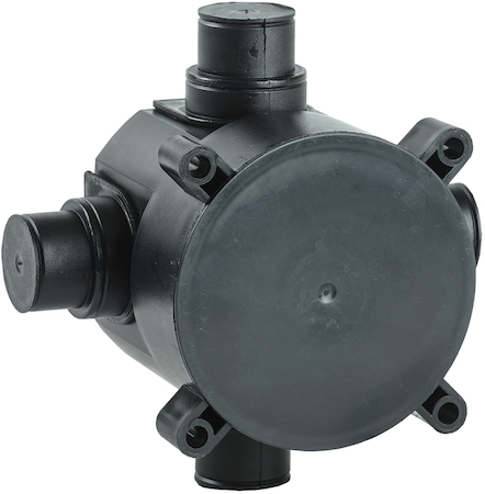 UKM12-070-072-000-O-K02 Коробка установочная d=70х72мм для монолит. стр. черная IEK