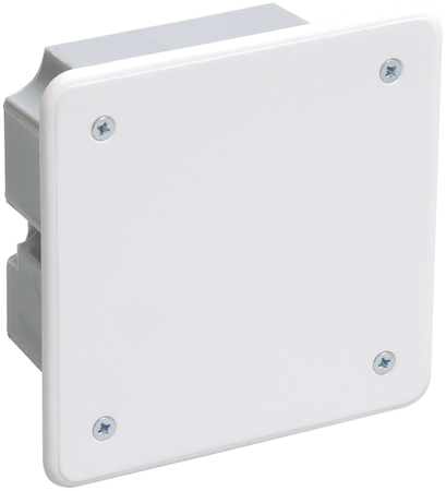 IEK UKG11-092-092-040-M Коробка КМ41021 распаячная 92х92x45мм для полых стен (с саморезами, метал. лапки, с крышкой )