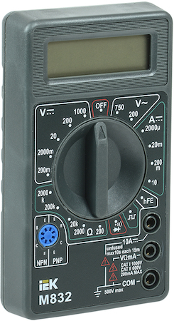 Фото IEK TMD-2S-832 Мультиметр цифровой Universal M832