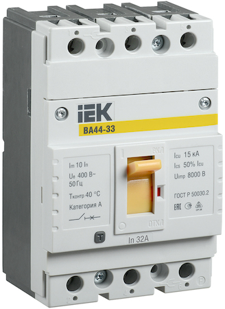 IEK SVA4410-3-0032 Авт. выкл. ВА44 33 3Р 32А 15кА ИЭК