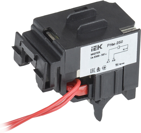Фото Расцепитель независимый РНм-250 (РНм-35) 220В MASTER IEK