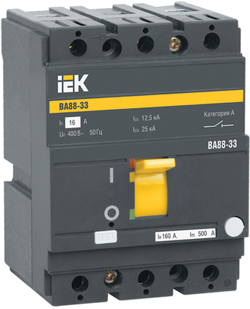 IEK SVA20-3-0160 Авт. выкл. ВА88-33  3Р  160А  35кА  ИЭК