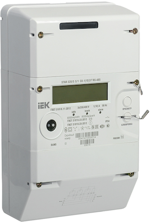 SME-3C8-10-T-V Сч. эл. эн. 3-ф. STAR 328/0.5 С8-1(10)Э RS-485 57.7/100V IEK