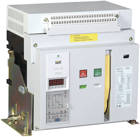 SAB-3200-KRS-3P-3200A-80 Выкл. авт. ВА07-М комб. расц. стац. 3Р 3200А Icu=80кА IEK