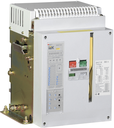 SAB-1000-KRS-3P-800A-42 Выкл. авт. ВА07-М комб. расц. стац. 3Р 800А Icu=42кА IEK