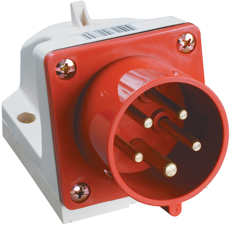 IEK PSR52-032-5 Вилка 525 стац.3Р+РЕ+N 32А 380В IP44 ИЭК