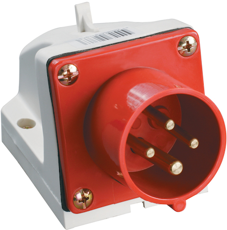 IEK PSR52-032-4 Вилка 524 стац.3Р+РЕ 32А 380В IP44 ИЭК