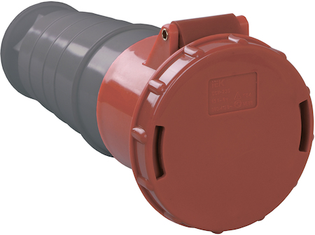 IEK PSR22-063-5 Розетка 235 переносная 3Р+РЕ+N 63А 380В IP54 ИЭК