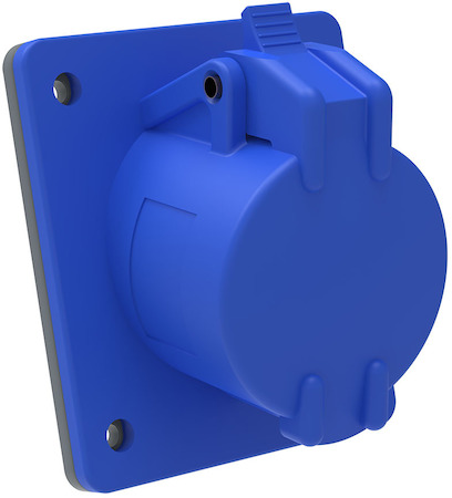 IEK PSN41-016-3 Розетка встраиваемая ССИ-413 16А-6ч/200-250В 2Р+PЕ IP44 MAGNUM ИЭК