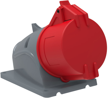 IEK PSN12-032-5 Розетка стационарная ССИ-125 32А-6ч/200/346-240/415В 3Р+РЕ+N IP44 MAGNUM ИЭК