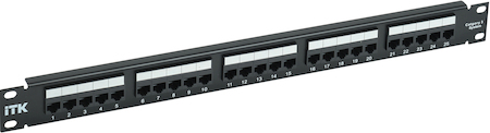 IEK PP25-1UC03U-110 ITK 1U телефонная патч-панель кат. 3 25 портов 110 IDC