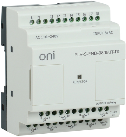 IEK PLR-S-EMD-0808UT-DC Логическое реле PLR-S. Расширение 8DI/8DO (T) 24В DC ONI