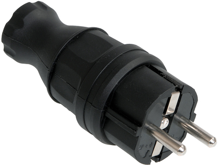 IEK PKR01-016-2-K02 ВБп3-1-0м Вилка прямая  ОМЕГА IP44