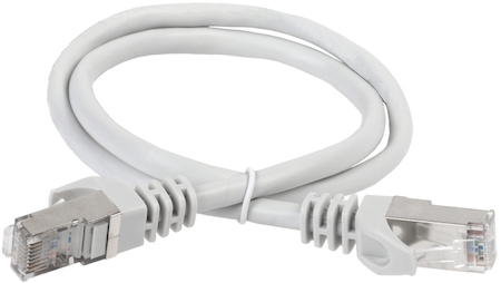 IEK PC01-C5EFL-7M ITK Коммутационный шнур кат. 5Е FTP LSZH 7м серый