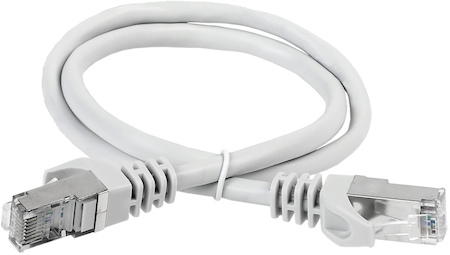 IEK PC01-C6ASL-3M ITK Коммутационный шнур (патч-корд), кат.6А S/FTP, LSZH, 3м, серый