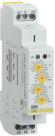 ORT-S1-ACDC12-240V Реле цикл. ORT. 1 конт. 12-240 В AC/DC IEK