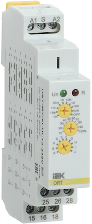 ORT-M2-ACDC12-240V Реле времени ORT многофункц. 2 конт. 12-240 В AC/DC IEK