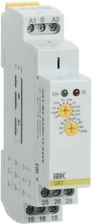 ORT-B2-ACDC12-240V Реле выключения ORT. 2 конт. 12-240 В AС/DC IEK