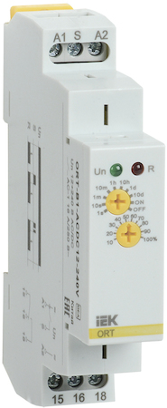 ORT-B1-ACDC12-240V Реле выключения ORT. 1 конт. 12-240 В AС/DC IEK