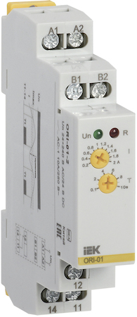 ORI-01-2 Реле тока ORI. 0,2-2 А. 24-240 В AC / 24 В DC IEK
