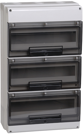 IEK MKP73-N-48-66 Корпус модульный пластиковый навесной КМПн-48 IP66
