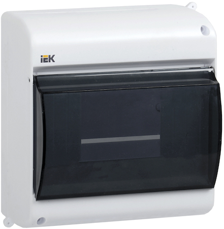 IEK MKP42-N-04-30-12 Бокс с прозр.крышкой КМПн 2/4 для 4-х авт.выкл.наружн.уст. ИЭК