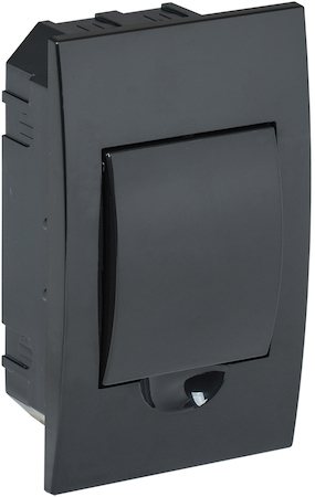 MKP13-V-04-41-K02 Корпус модульный пл. встр. ЩРВ-П-4 черный черн. дв. IP41 IEK