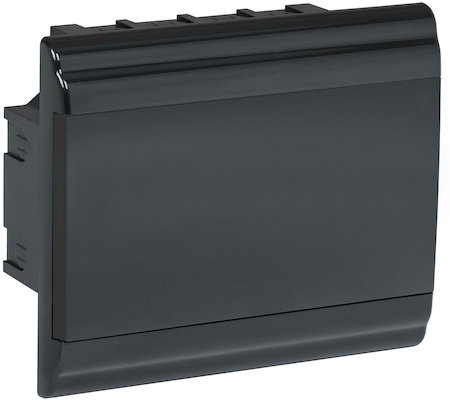 MKP13-V-01-09-41-K02 Корпус модульный пл. встр. ЩРВ-П-9 PRIME черный IP41 IEK