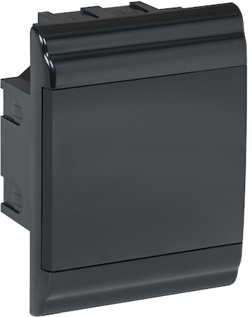 MKP13-V-01-04-41-K02 Корпус модульный пл. встр. ЩРВ-П-4 PRIME черный IP41 IEK