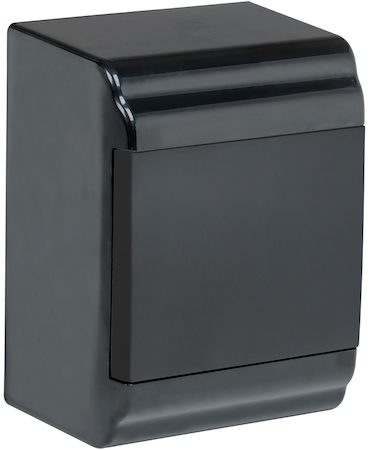 MKP13-N-01-04-41-K02 Корпус модульный пл. нав. ЩРН-П-4 PRIME черный IP41 IEK