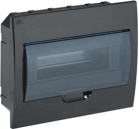 MKP12-V-12-41-K02 Корпус модульный пл. встр. ЩРВ-П-12 черный IP41 IEK