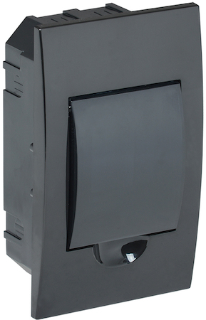 MKP12-V-04-41-K02 Корпус модульный пл. встр. ЩРВ-П-4 черный IP41 IEK
