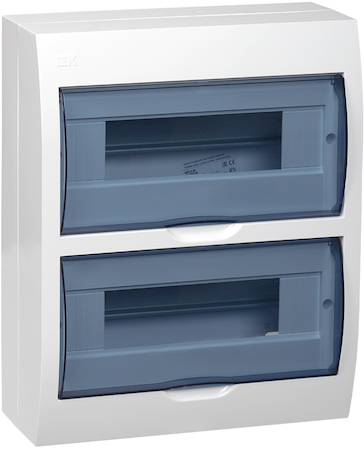 IEK MKP12-N-24-40-10 Бокс ЩРН-П-24модуля навесн.пластик  IP40 ИЭК