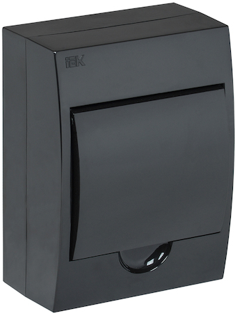 MKP12-N-06-41-K02 Корпус модульный пл. нав. ЩРН-П-6 черный IP41 IEK