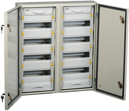 IEK MKM16-N-2X48-54-ZU Корпус металлический ЩРн-2x48з-1 74 У2 IP54 PRO