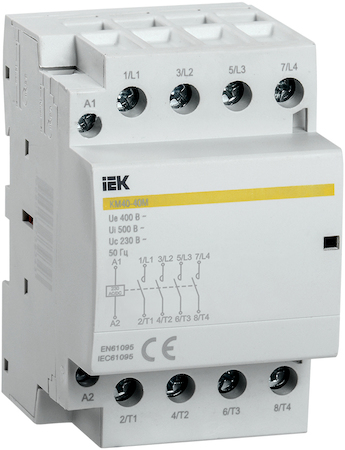 Фото Контактор модульный КМ40-40М AC/DC IEK