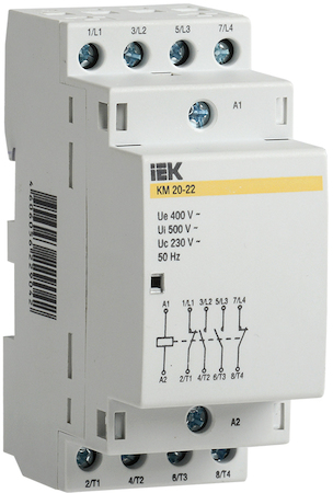 IEK MKK20-25-22 Контактор модульный КМ25-22 AC ИЭК