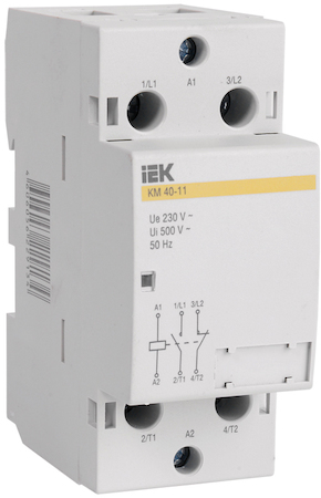 IEK MKK10-40-20 Контактор модульный КМ40-20 AC ИЭК