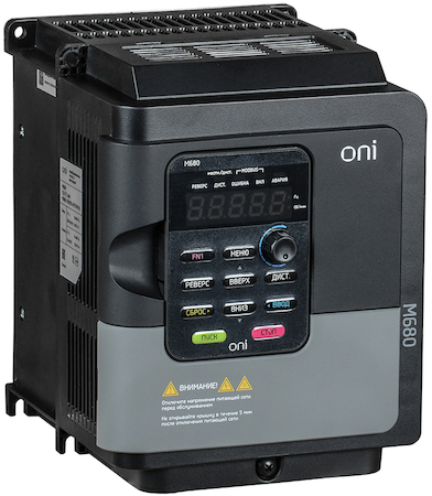 IEK M680-33E022-037TIP20 Преобразователь частоты  M680 380В, 3Ф 2,2-3,7 kW 5,5-6,9A серии ONI