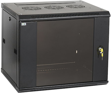 IEK LWR5-06U66-GF ITK Шкаф LINEA W 6U 600x600 мм дверь стекло, RAL9005