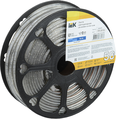 LSR3-7-060-67-0-50 Лента LED 50м LSR-2835B60-4,8-IP67-220В IEK