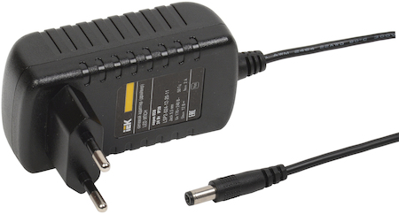 LSP2-024-12-20-11 Драйвер LED ИПСН 24Вт 12 В адаптер -JacK 5,5 мм IP20 IEK-eco