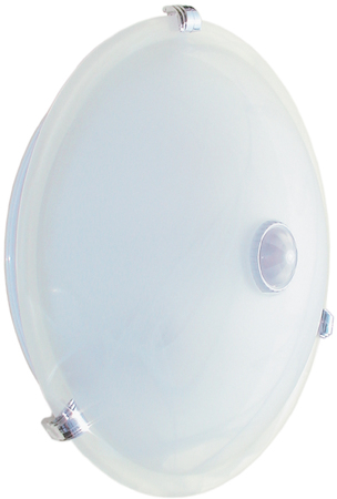 IEK LNPO0-3231D-2-025-K01 Светильник НПО3231Д белый 2х25 с датчиком движения ИЭК